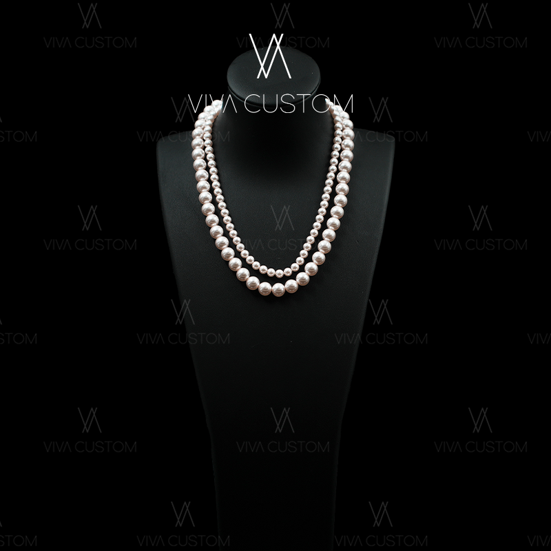 铜合金仿珍珠项链 珠华旧梦系列 气质百搭叠戴珠珠项链✓