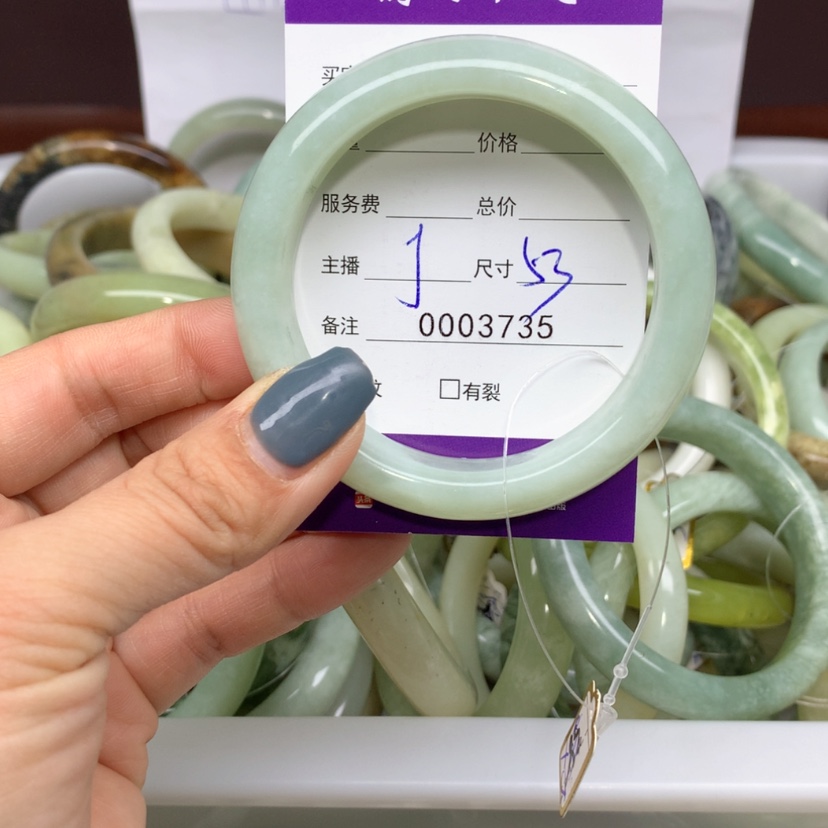 【闪购商品】蛇纹石玉手镯未镶嵌