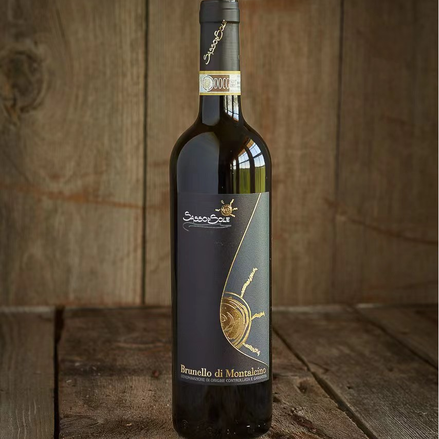 【意大利名酒BDM】太阳石酒庄布鲁耐罗干红葡萄酒750ml