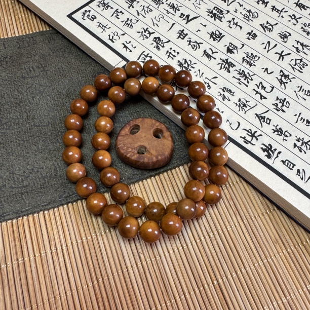 库克少线卡8mm圆珠双圈16手围手串