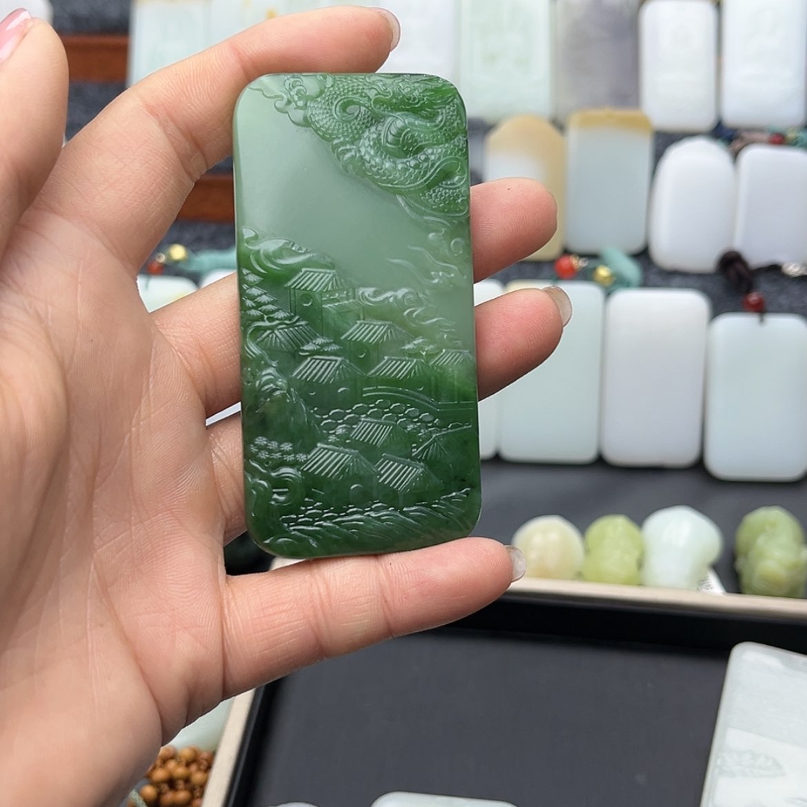 【闪购商品】和田玉挂件未镶嵌义****文
