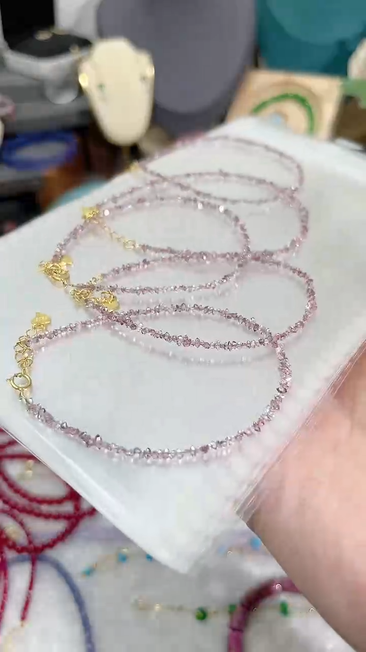 【闪购商品】钻石手链银S925镶嵌普罗旺斯紫99