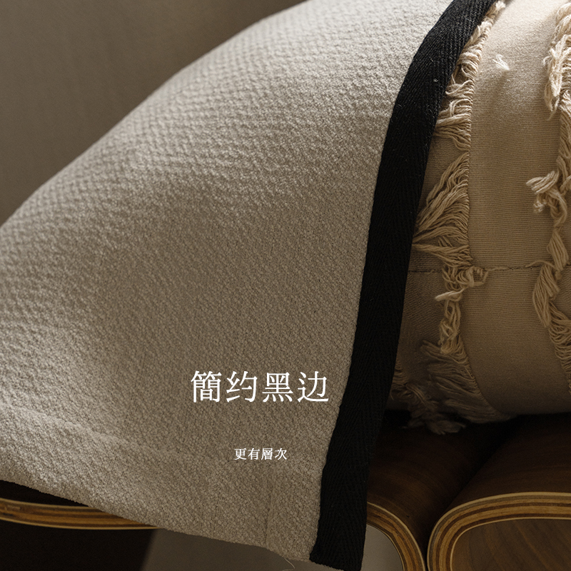 云柔 日式中古风窗帘遮光2024新款雪尼尔卧室客厅高级感定制