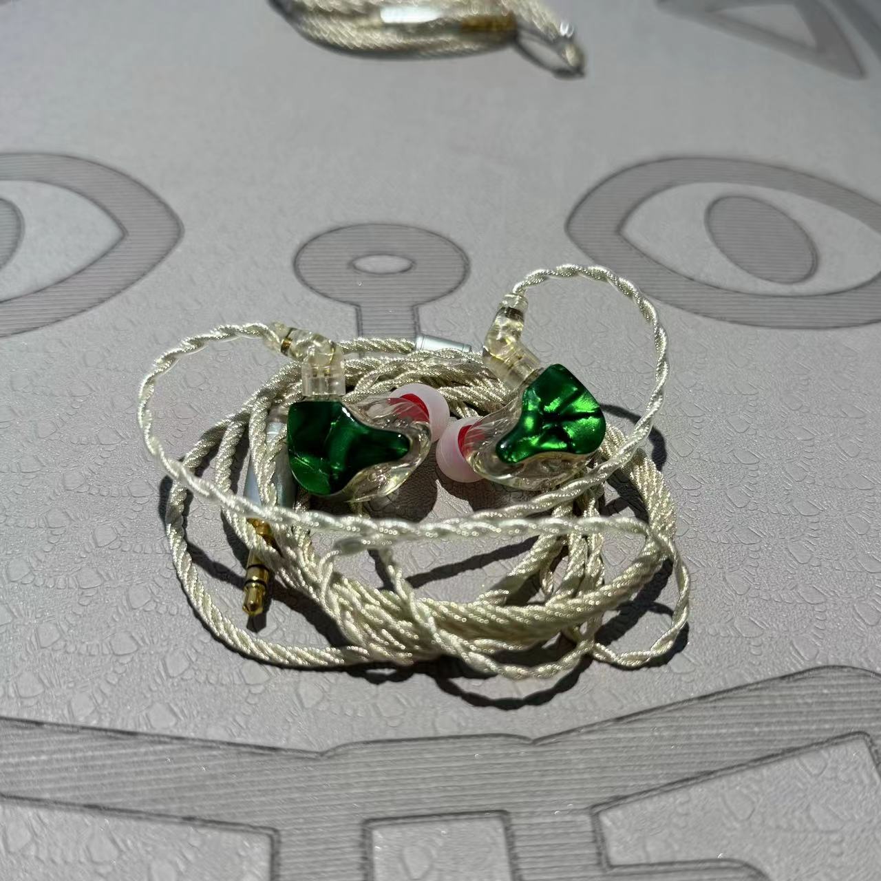 99新  DIY 一圈两铁高保真hifi耳机监听人声个性通用入耳式插线