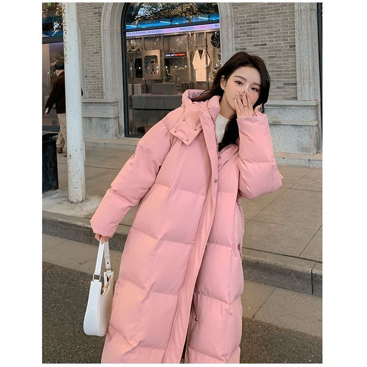 艾莱依羽绒服女长款2023超长款到脚踝170高个子韩版学生厚款外套