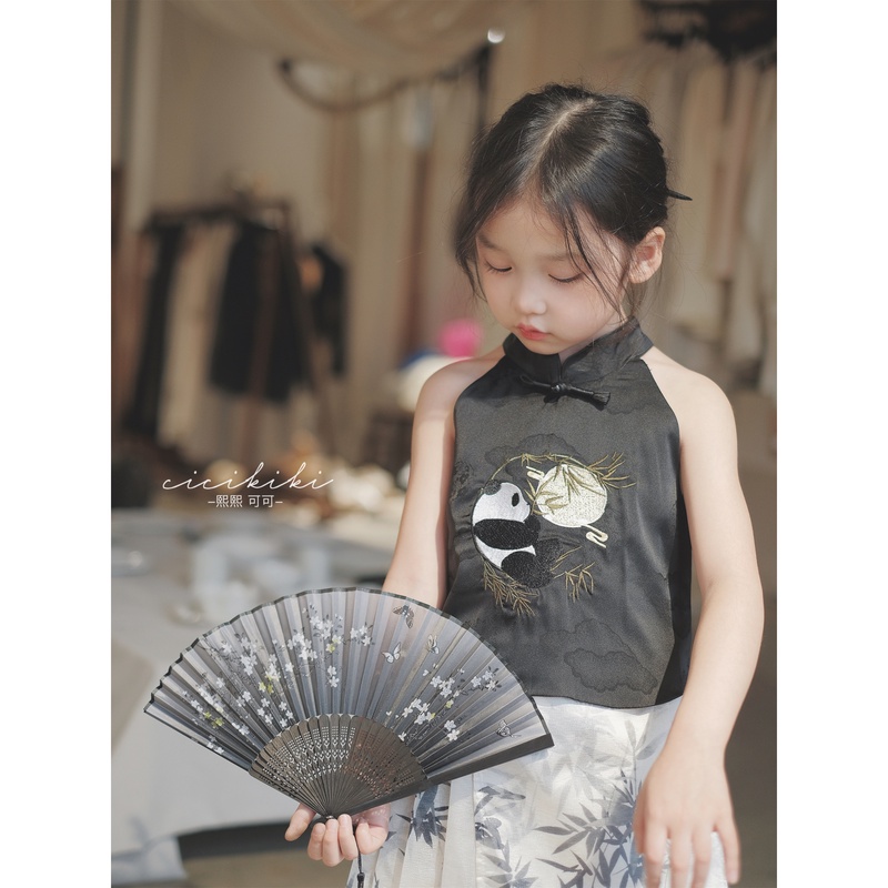 现货【雨烟背心】儿童2024春夏女童连衣裙汉服熙熙可可 BX2415 