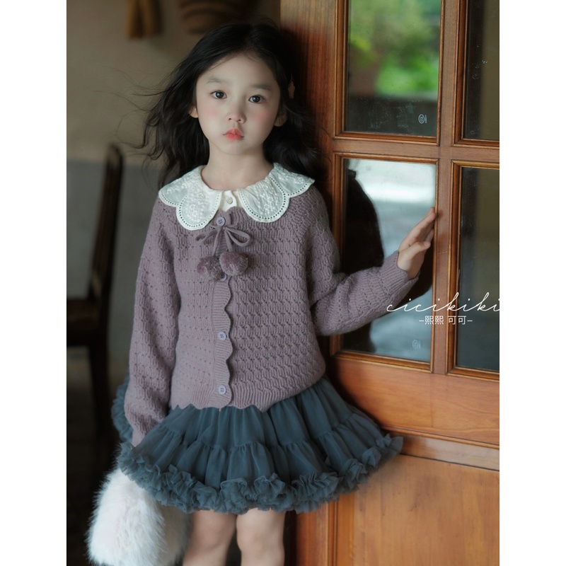 【奥林卡】儿童童装秋冬时尚百搭长袖上衣熙熙可可MY2467