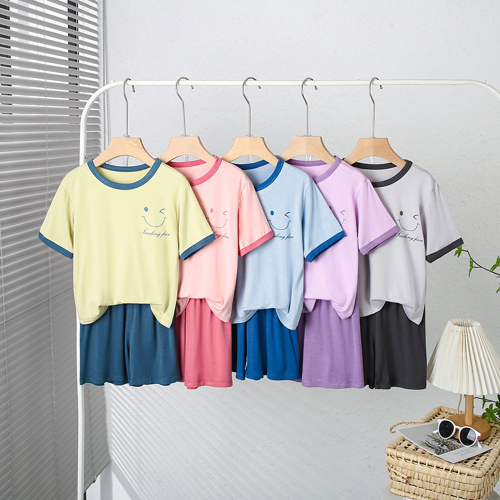 夏季儿童睡衣男童女童薄款短袖短裤中大童透气家居服空调服休闲