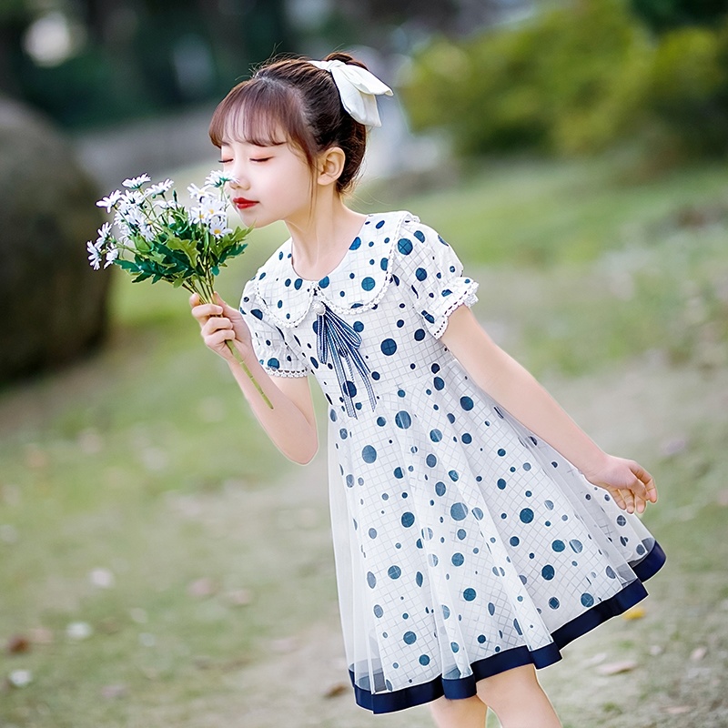 千寻美依女童连衣裙夏款2025新款爆款小女孩洋气裙子儿童公主裙