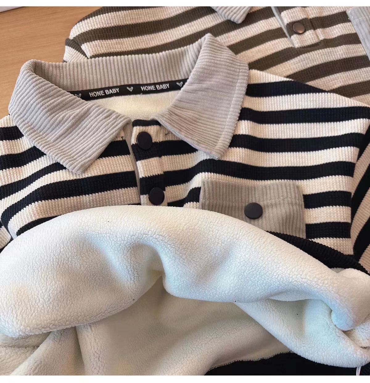 男童卫衣秋冬款2025新款加绒加厚儿童卡通翻领保暖休闲帅气上衣潮