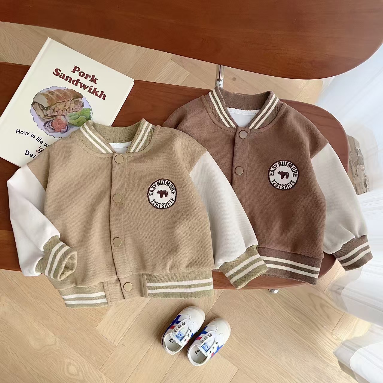  儿童装棒球服外套春秋新款男童韩版休闲衫中小童卡通洋气上衣潮1