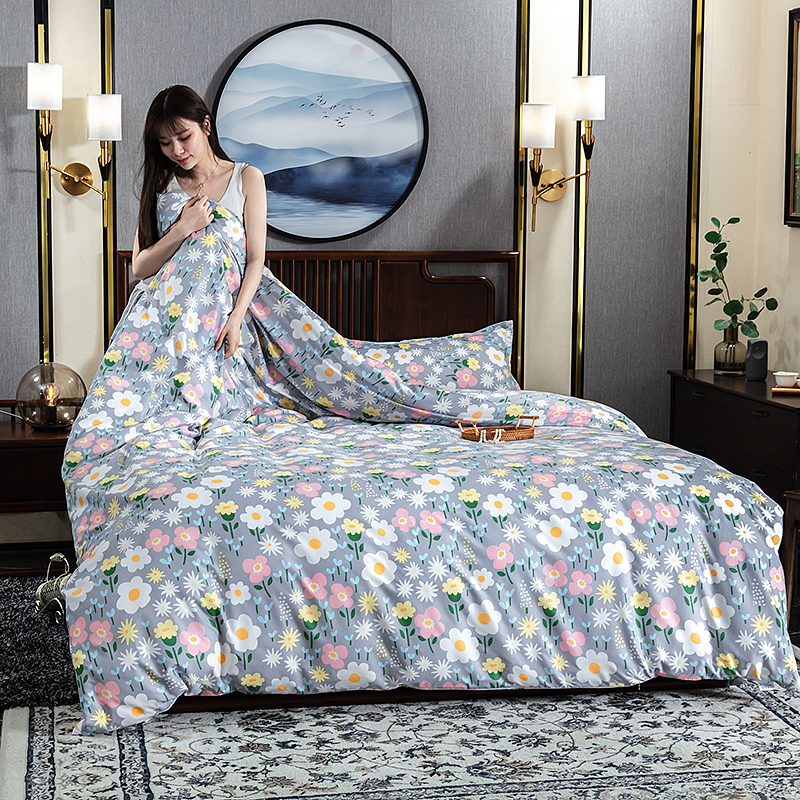 【爆款热销】碎花被套单件被罩单双人宿舍1.5米1.8米2m床上用品秋冬