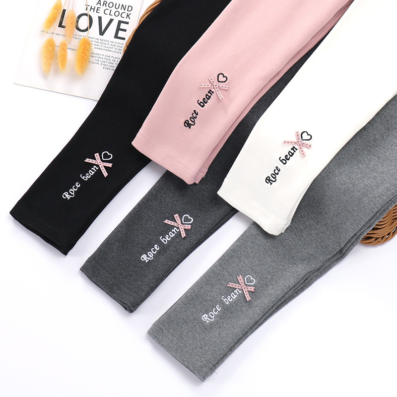 女童打底裤春秋薄款童裤儿童韩版修身裤子女孩中大童外穿长裤洋气