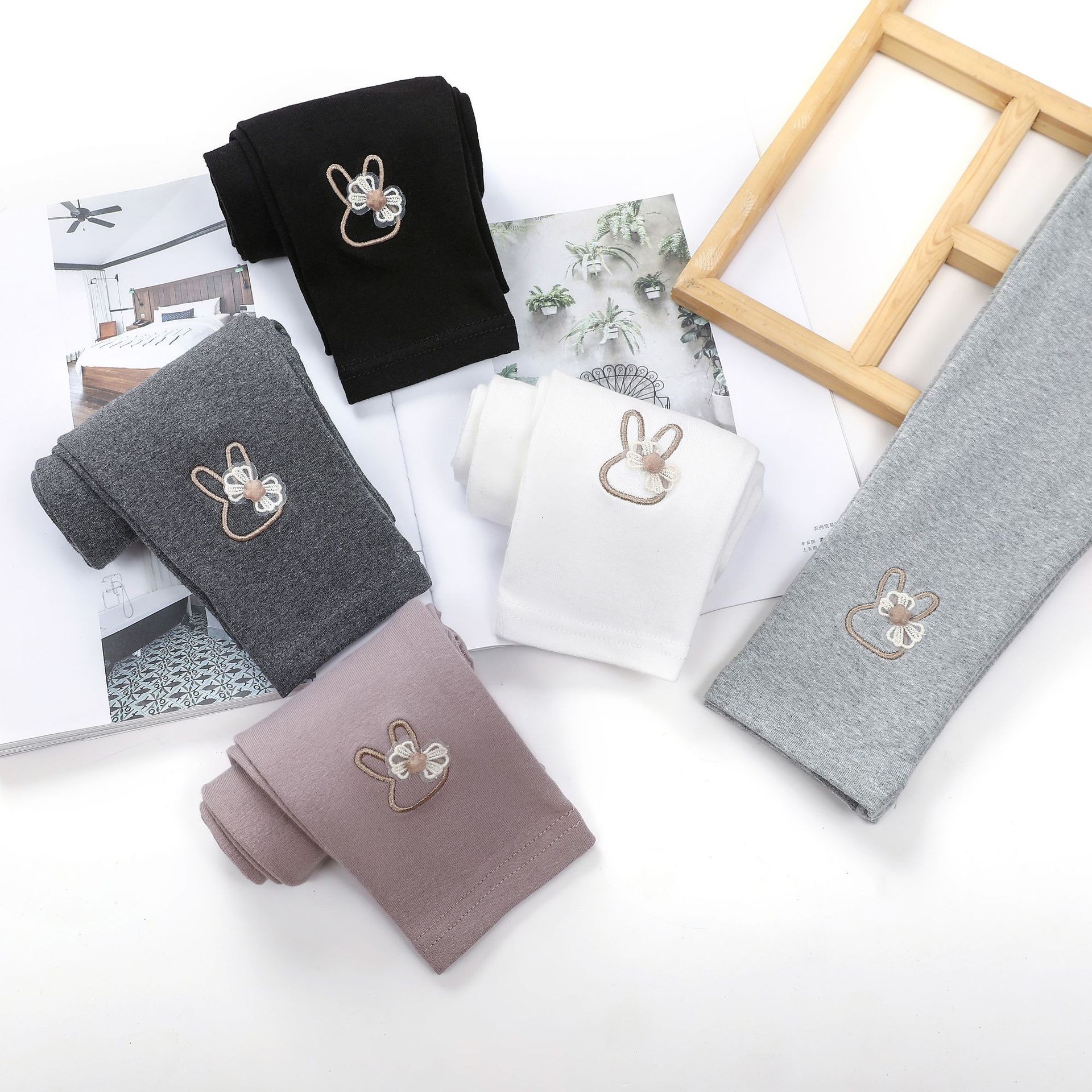 女童打底裤春秋薄款儿童裤子宝宝韩版修身中大童女孩外穿长裤洋气