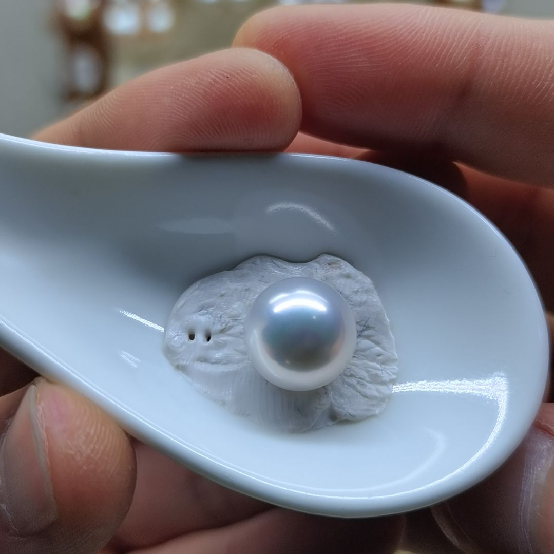 【闪购商品】淡水珍珠颈饰银S925镶嵌a**间吊坠定制不退换