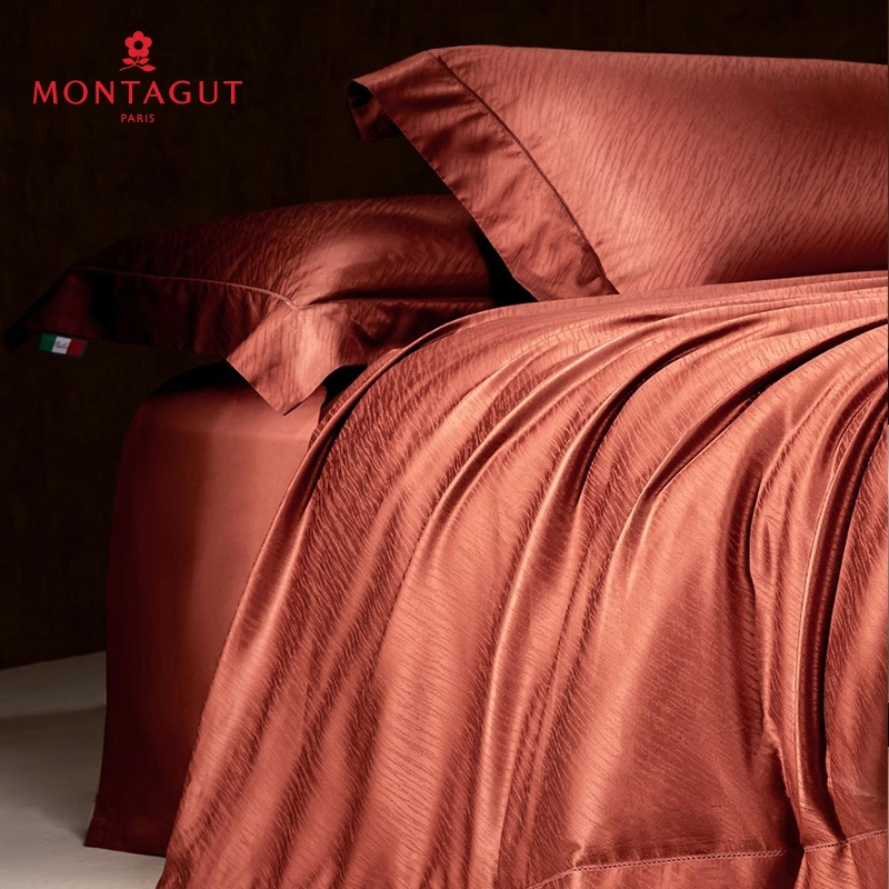MONTAGUT梦特娇埃及棉高奢140s支全棉色织床上用品床单款四件套