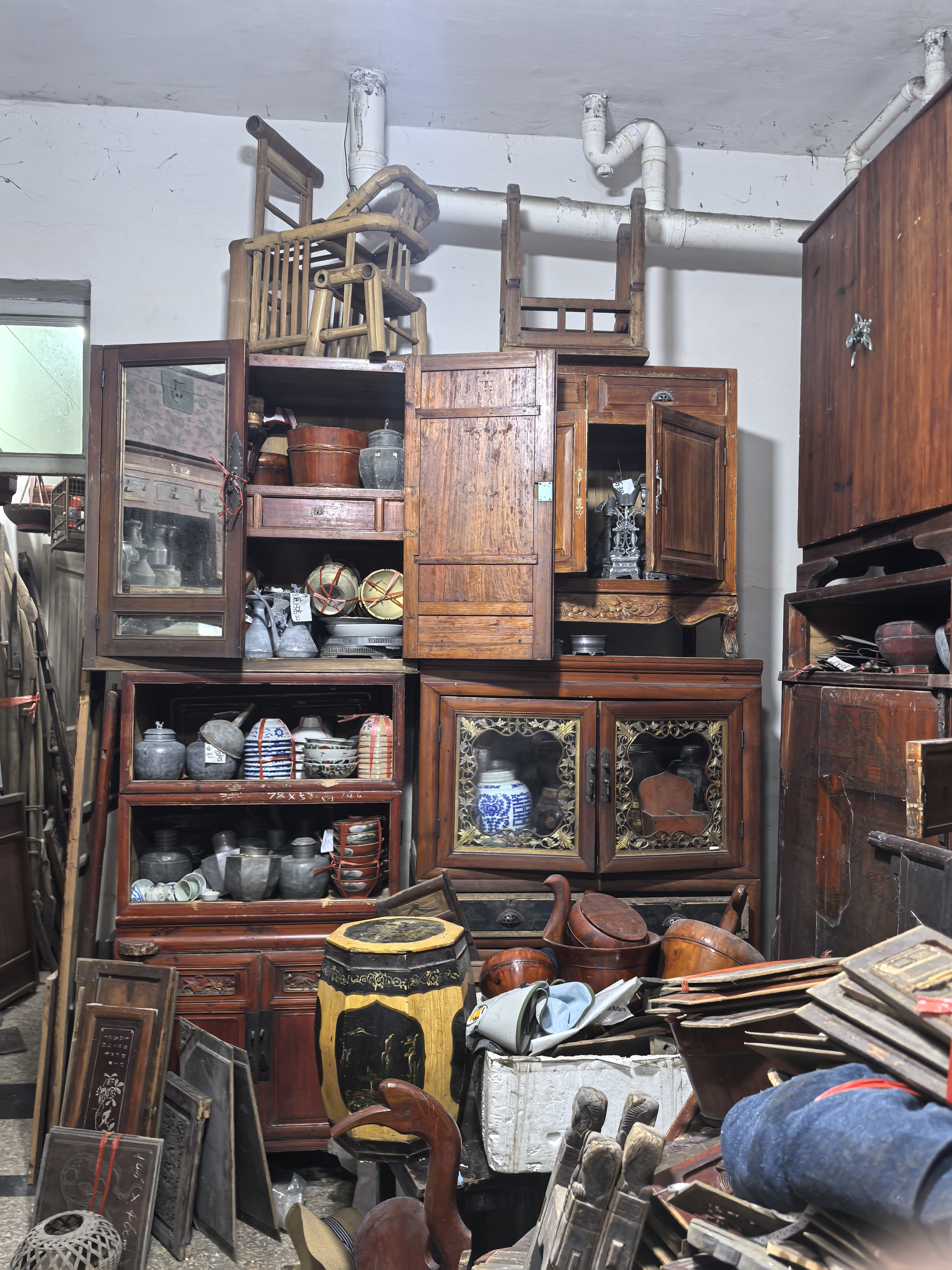 老物件，老家具，老木雕板