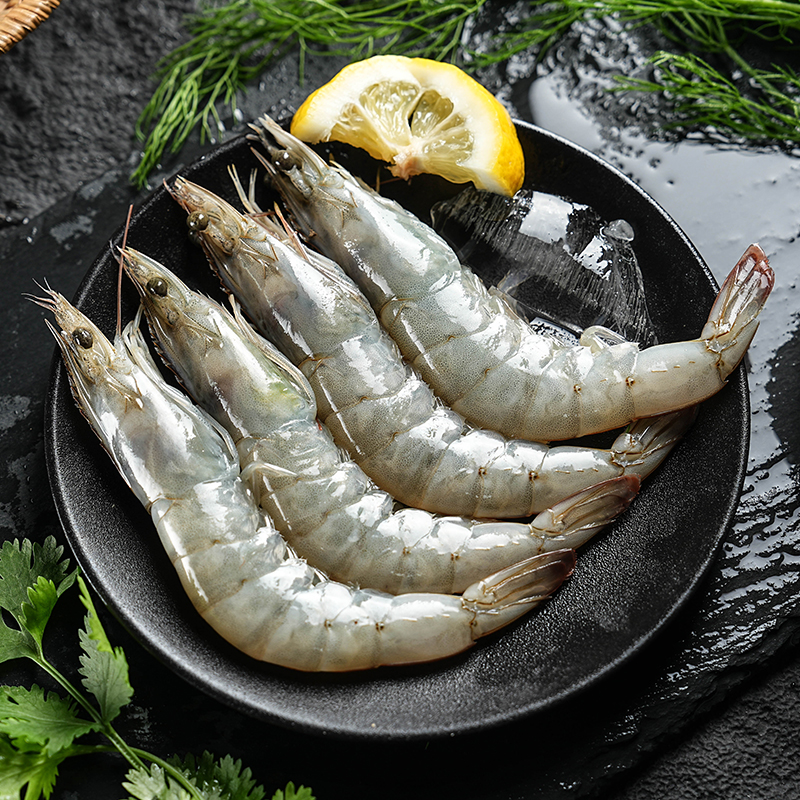 【直播】 2030青岛大虾新鲜海洋大虾  紧实三斤/盒