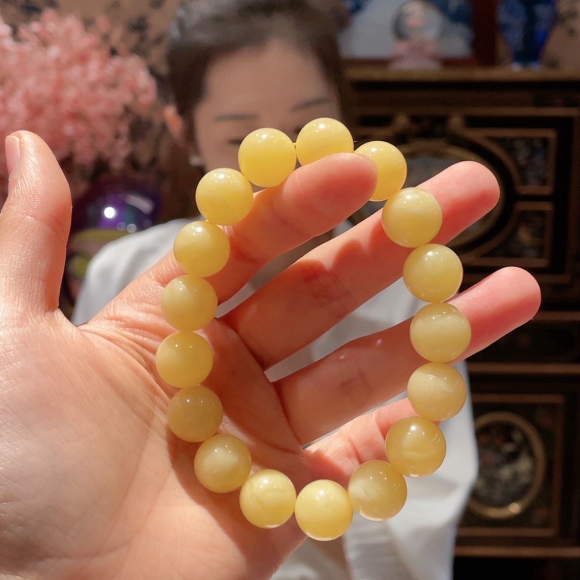 【闪购商品】蜜蜡手链未镶嵌多样性发货