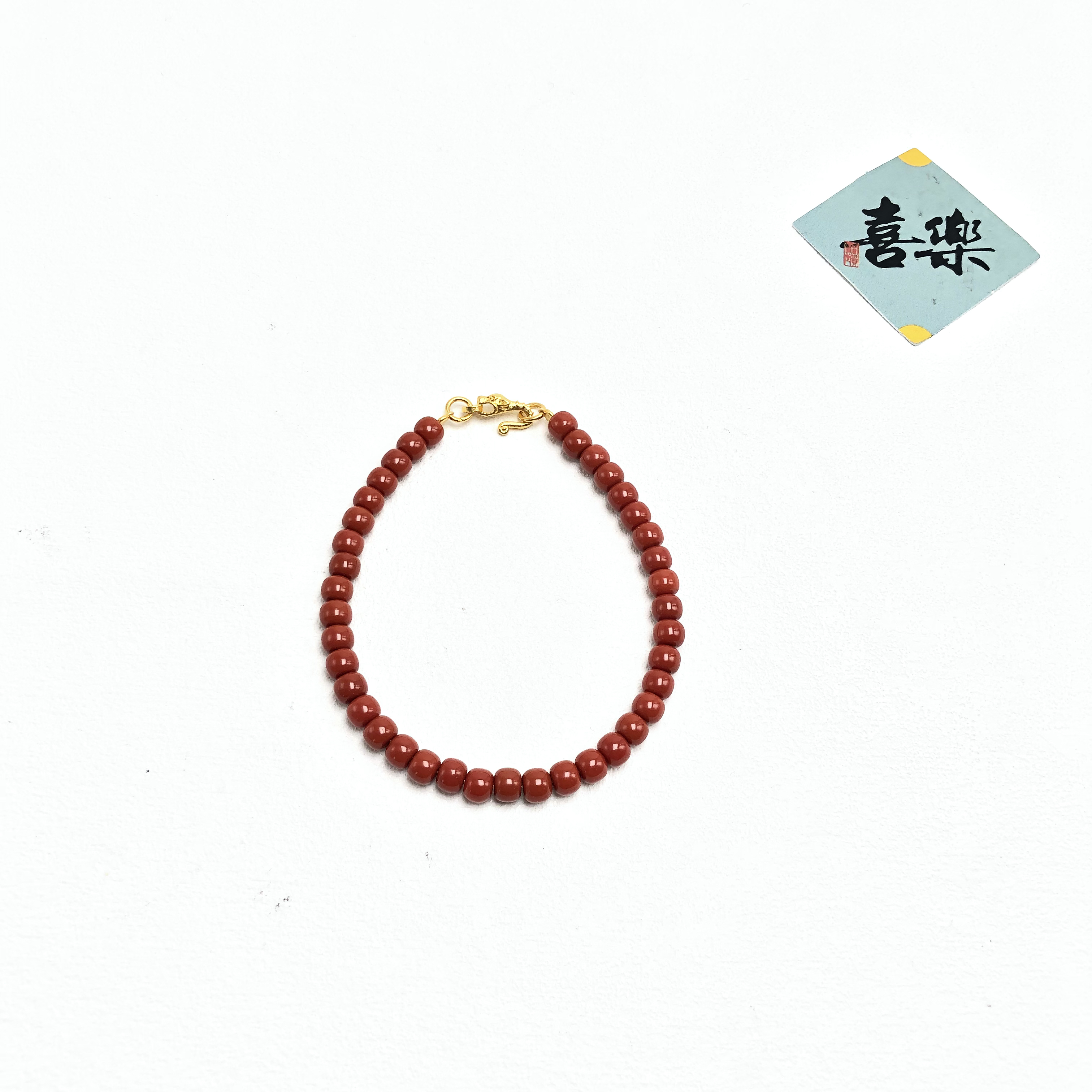 钟吾珠宝足金999秋冬新款百搭南红手串q