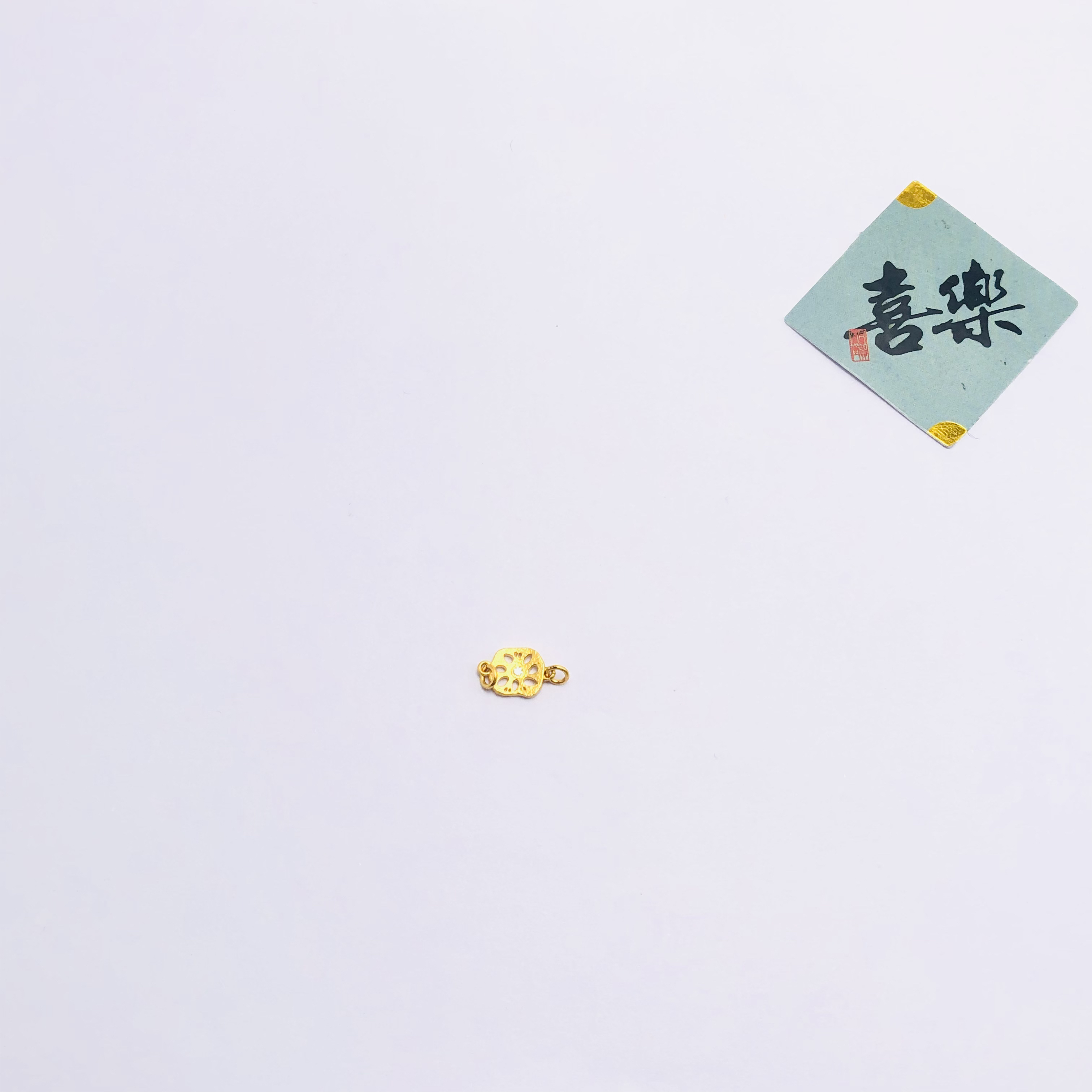 钟吾珠宝足金999秋冬新款古法素金爆款藕片q