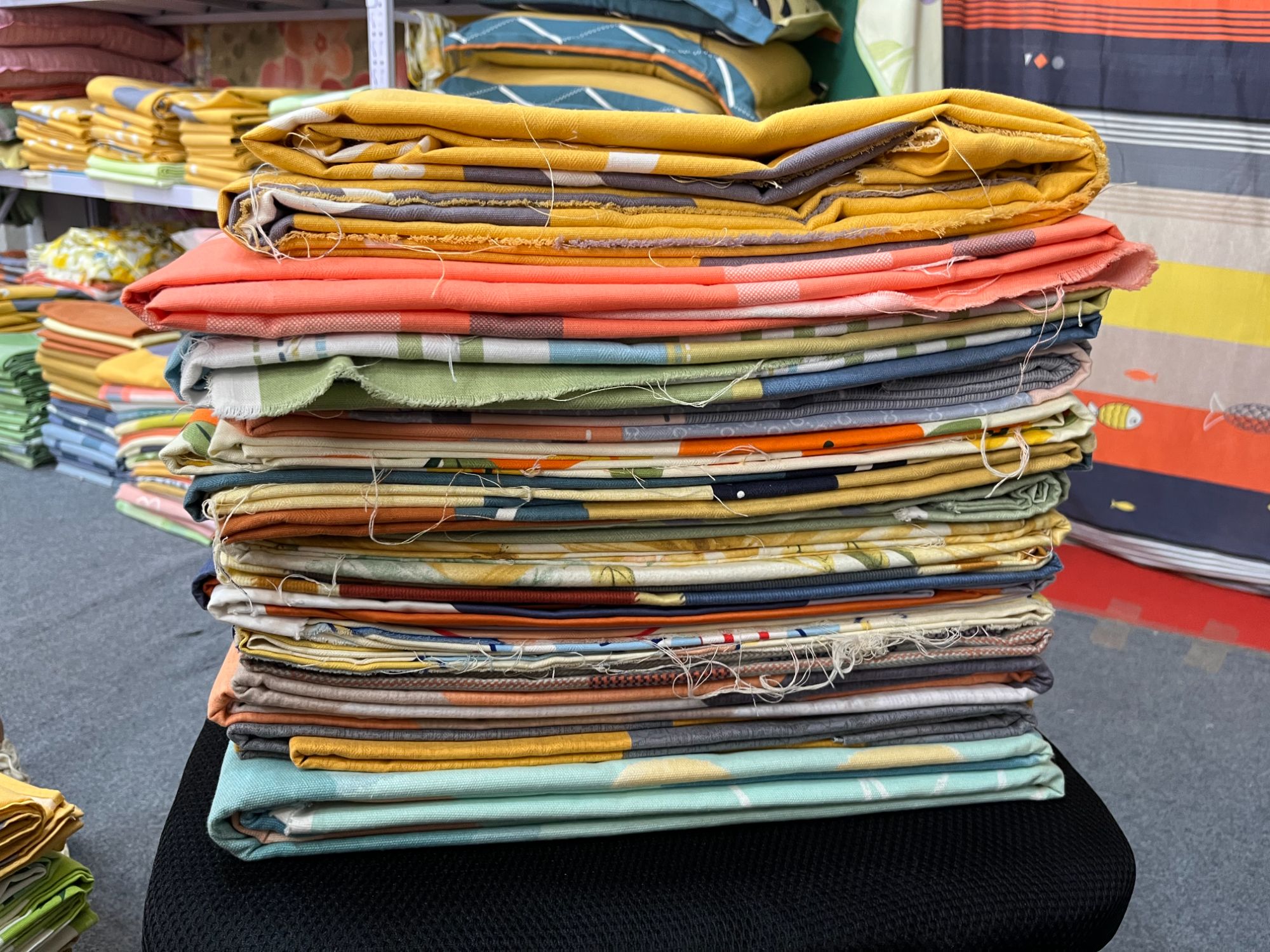 孤品棉布头 印花 以主播介绍为准  介意勿拍 布头不加工 