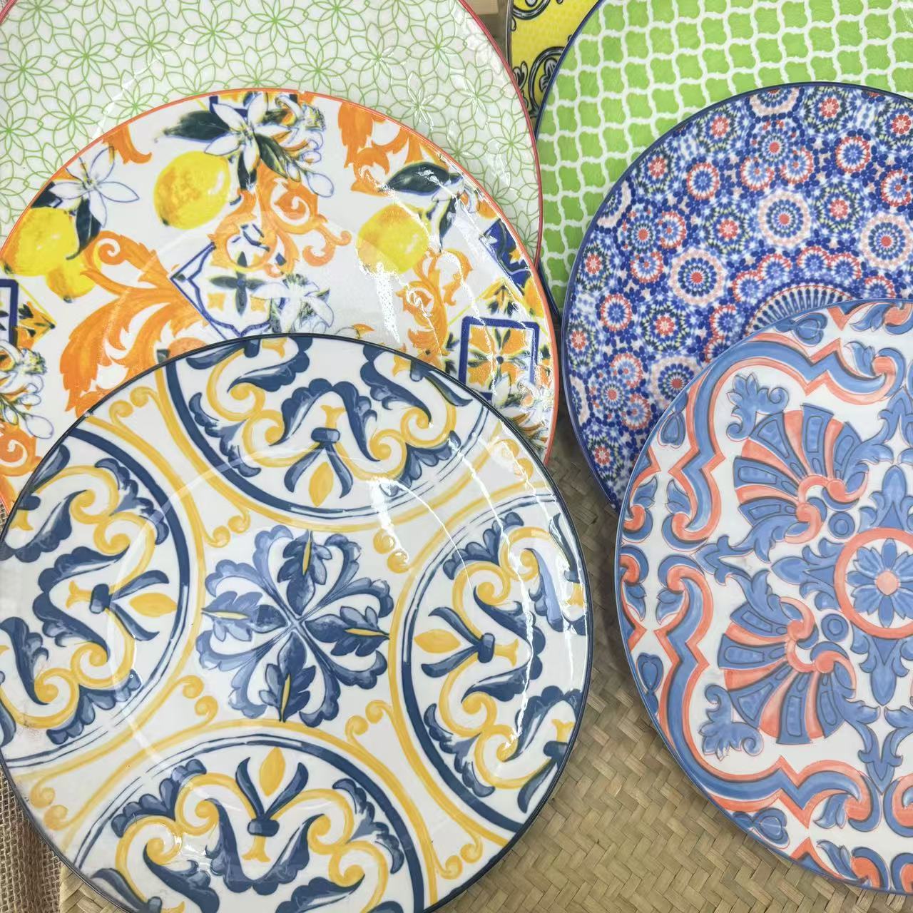 外贸10.5平盘3个随机装