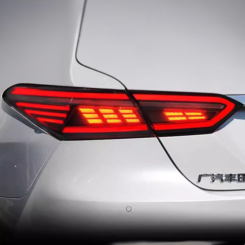 适用于18-23款丰田八代凯美瑞尾灯总成改装LED流光行车灯流水转向