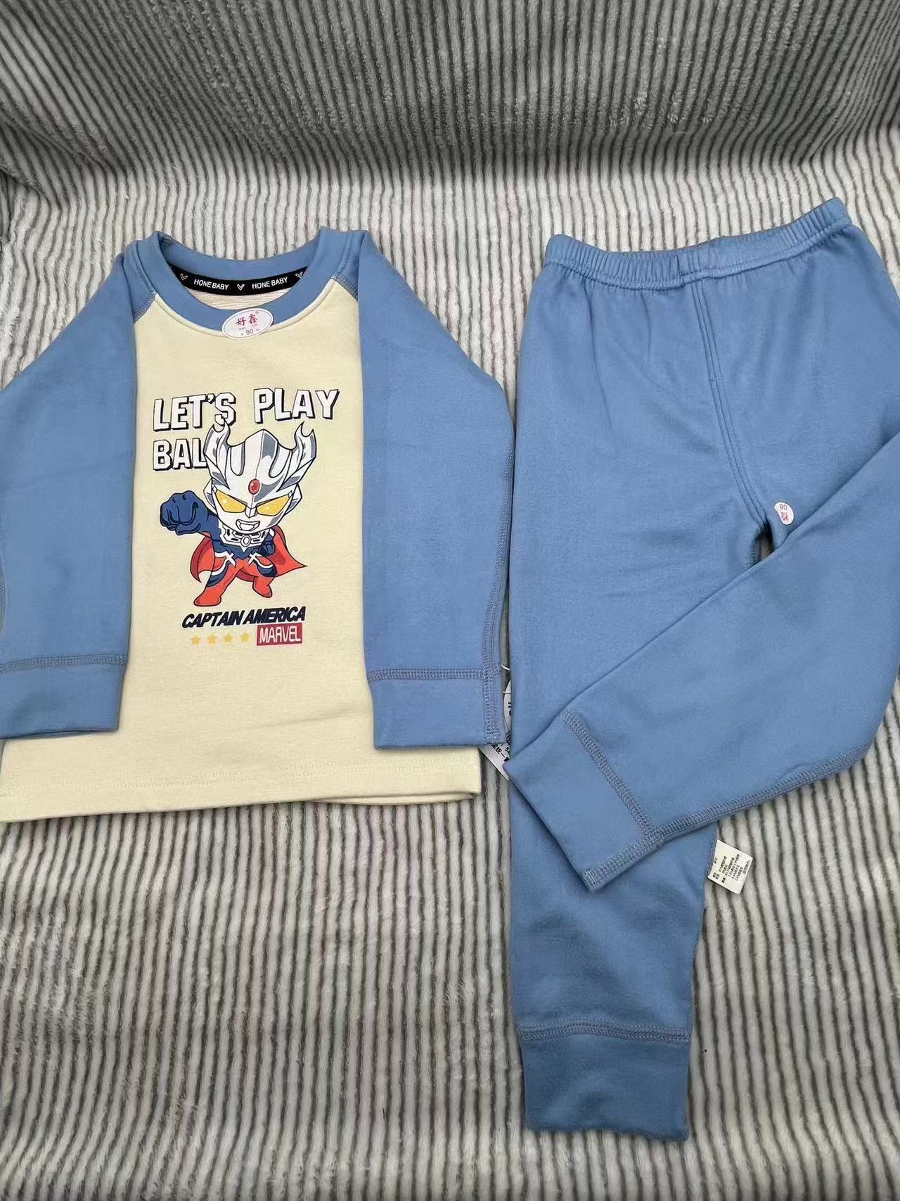 好鑫儿童套装春秋洋气休闲春季印花卡通春款时尚小童韩版秋季秋款