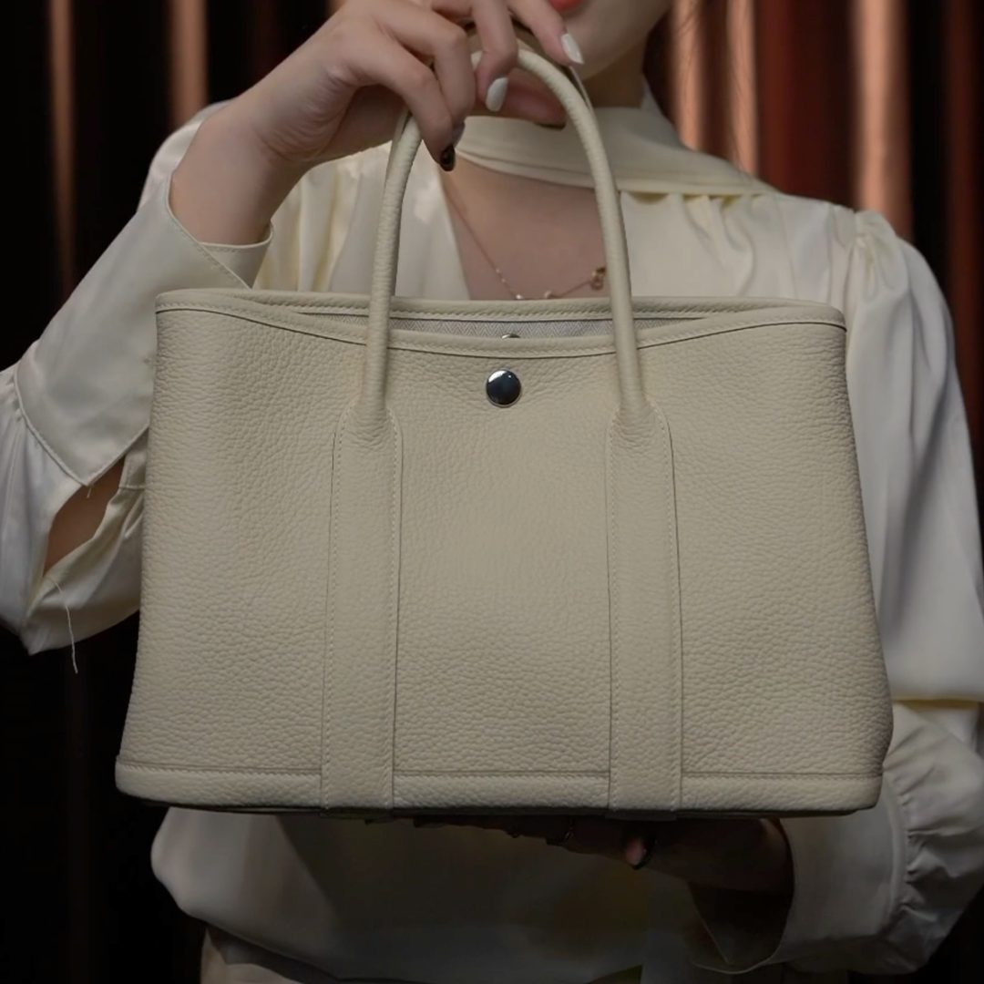 原创设计高定30cm“花园 ”真皮包-Q1004