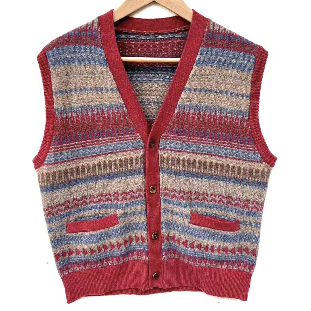 左岸迷香/2023秋冬/针织 马甲/Z23FW7037