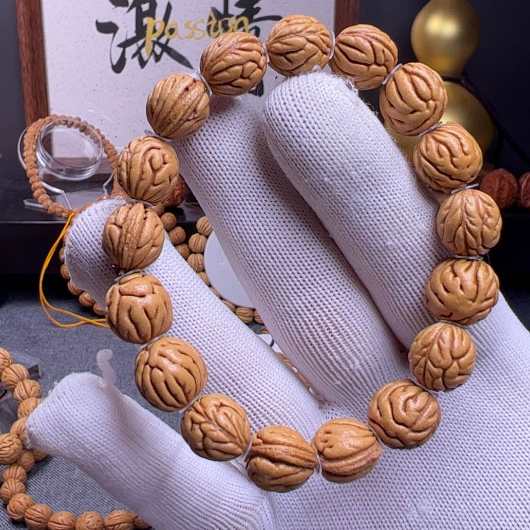 桃核手串战**天野生钱袋子1.2