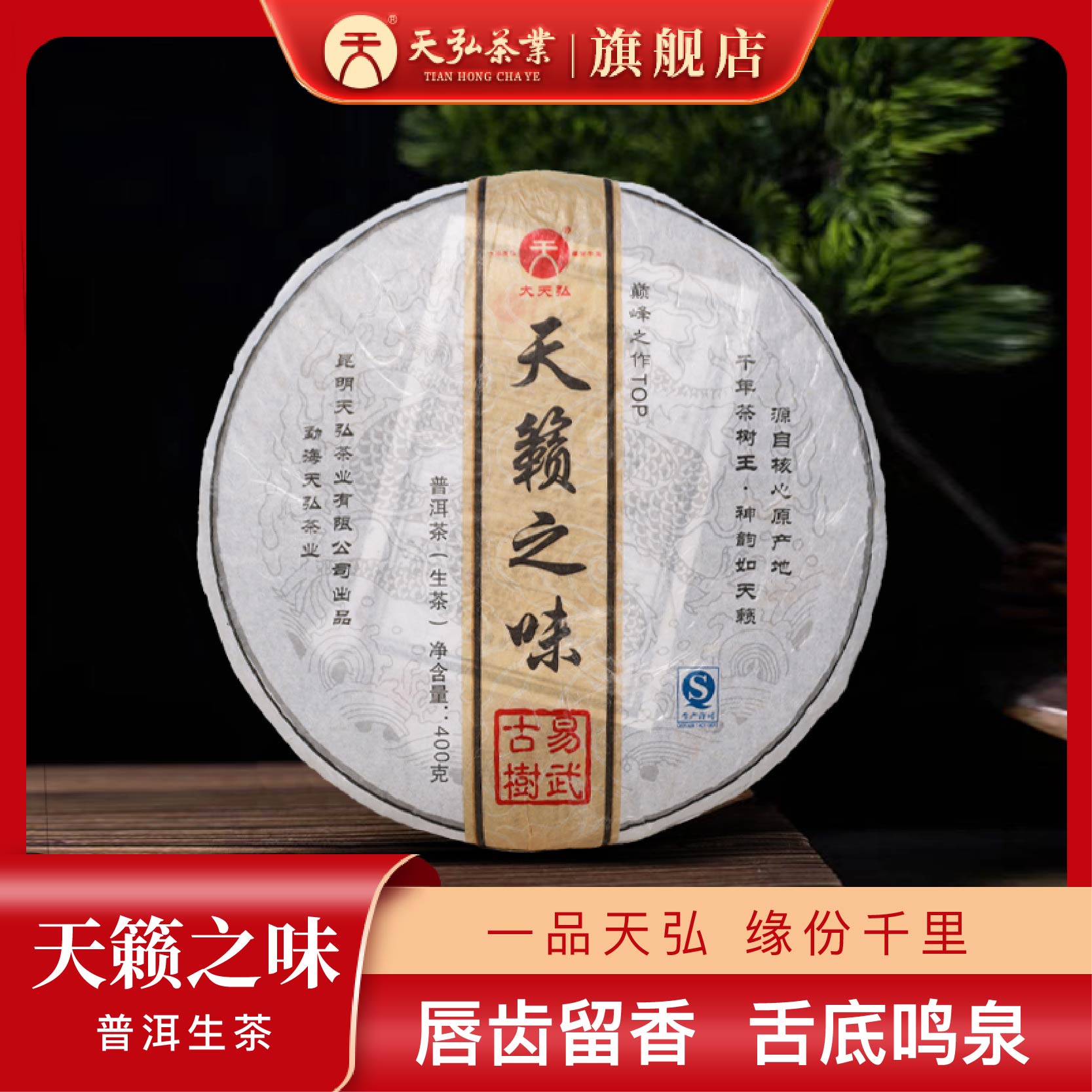天弘茶业【好喝才是王道】2013天籁之味400g