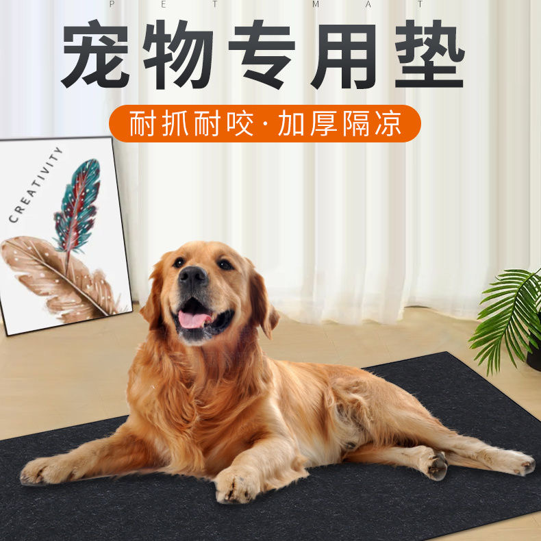 加厚耐磨耐抓狗垫子秋冬保暖可洗四季宠物睡垫防潮猫狗通用