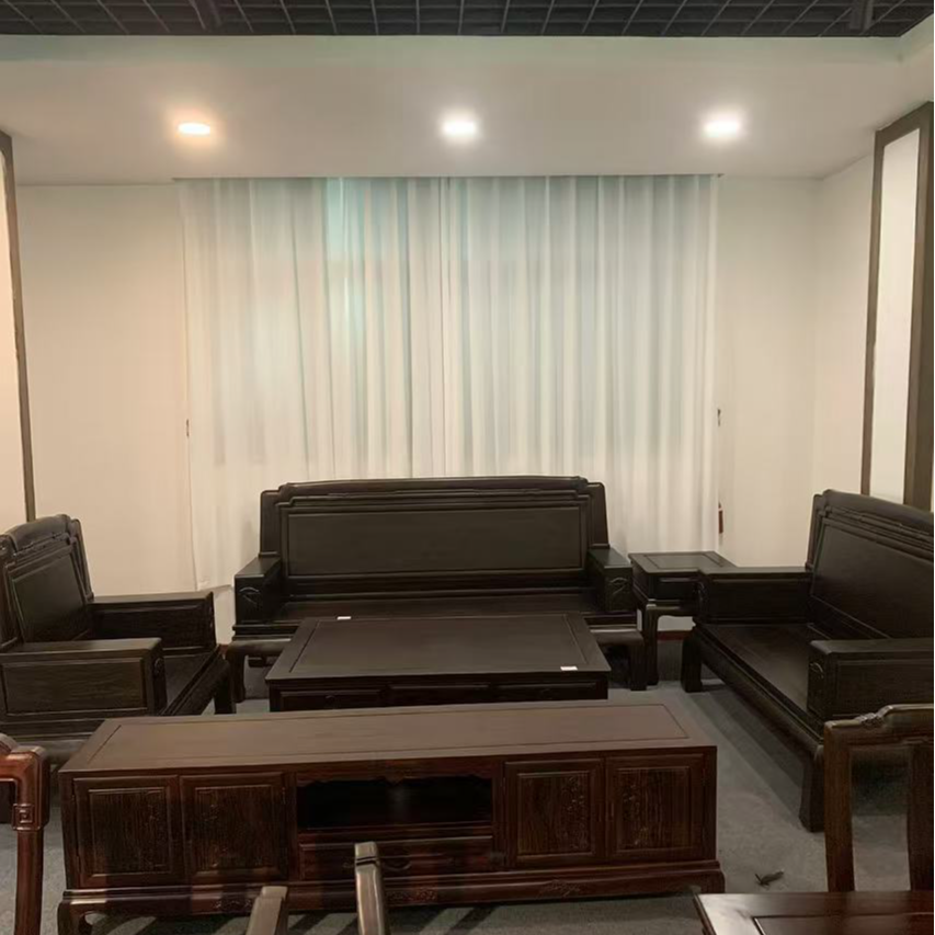 （日出江山）沙发成套113123实木客厅沙发榫卯结构别墅家用