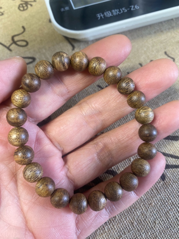 沉香手串多样性发一单圈圆珠卡0.8