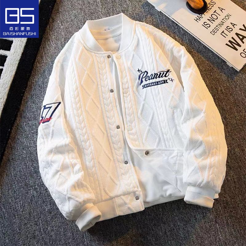 【小扬哥推荐】棒球服外套男新款美式重磅秋冬美式vibe风宽松潮牌
