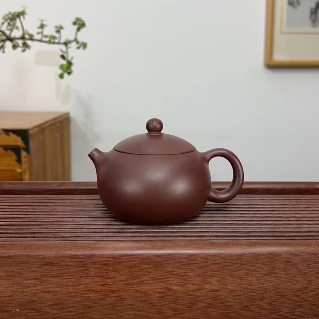 黄龙山原矿手工紫砂壶西施
