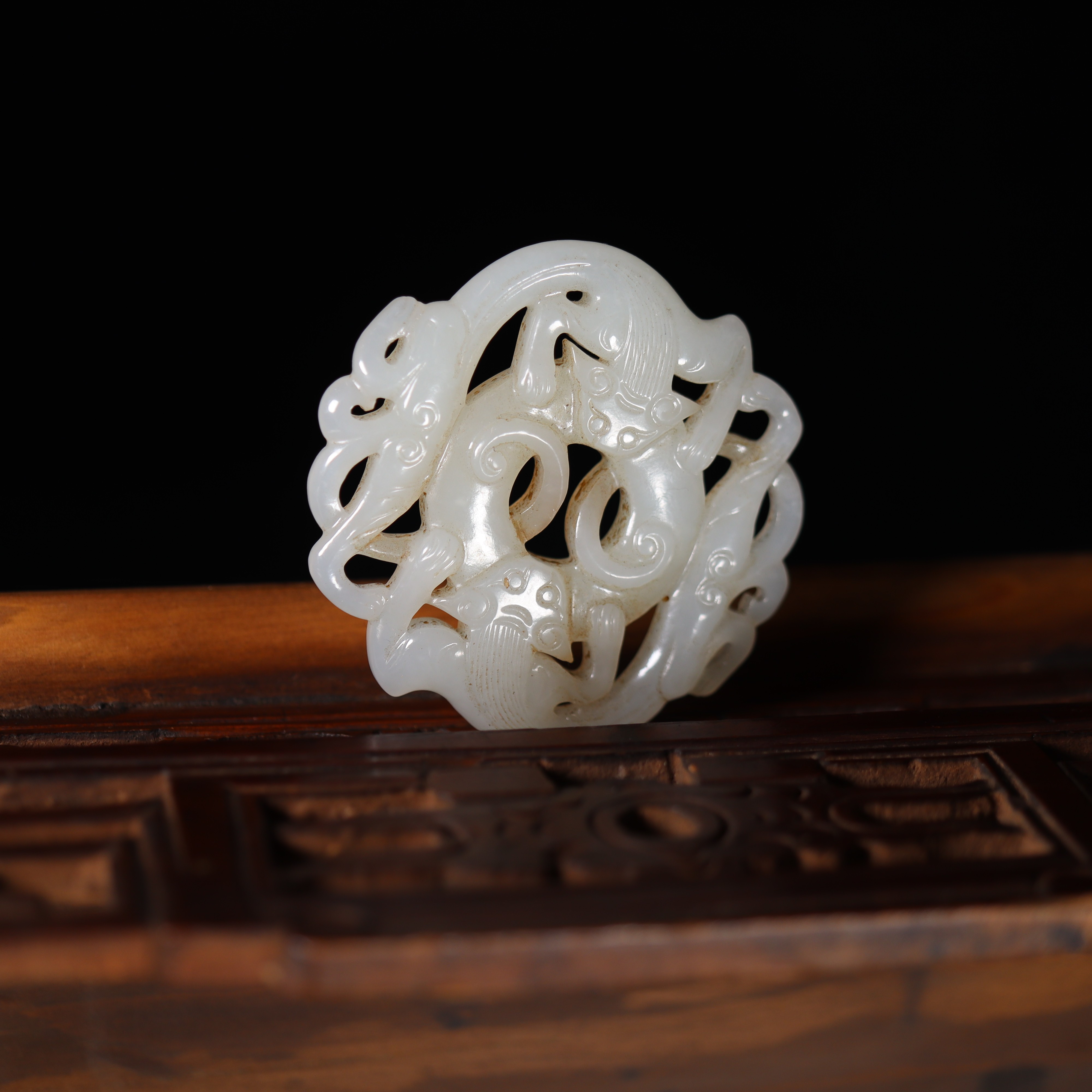 XHM~313和田玉双龙佩