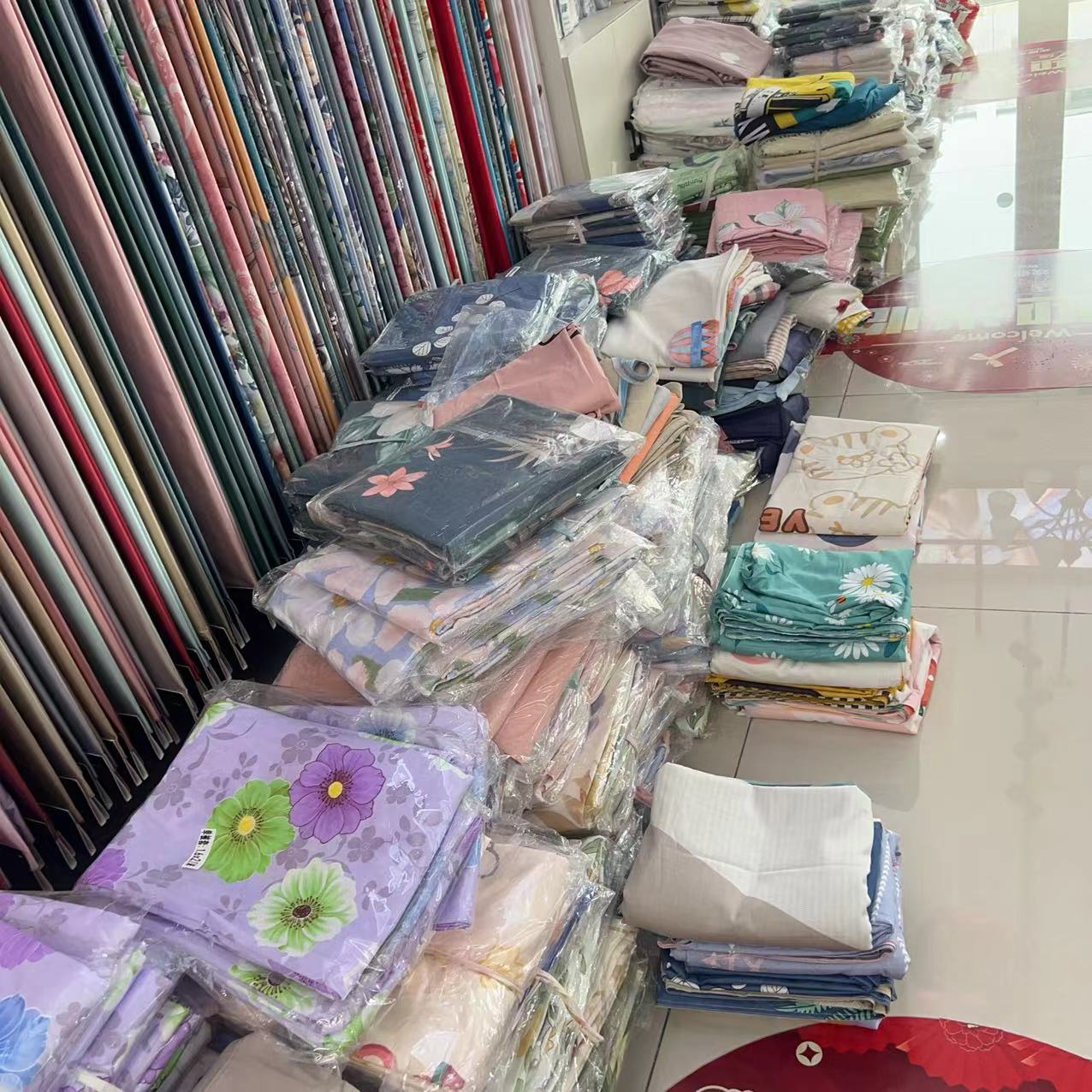 1.8【家纺库存尾货】纯棉床单被罩四件套清货透气吸汗亲肤