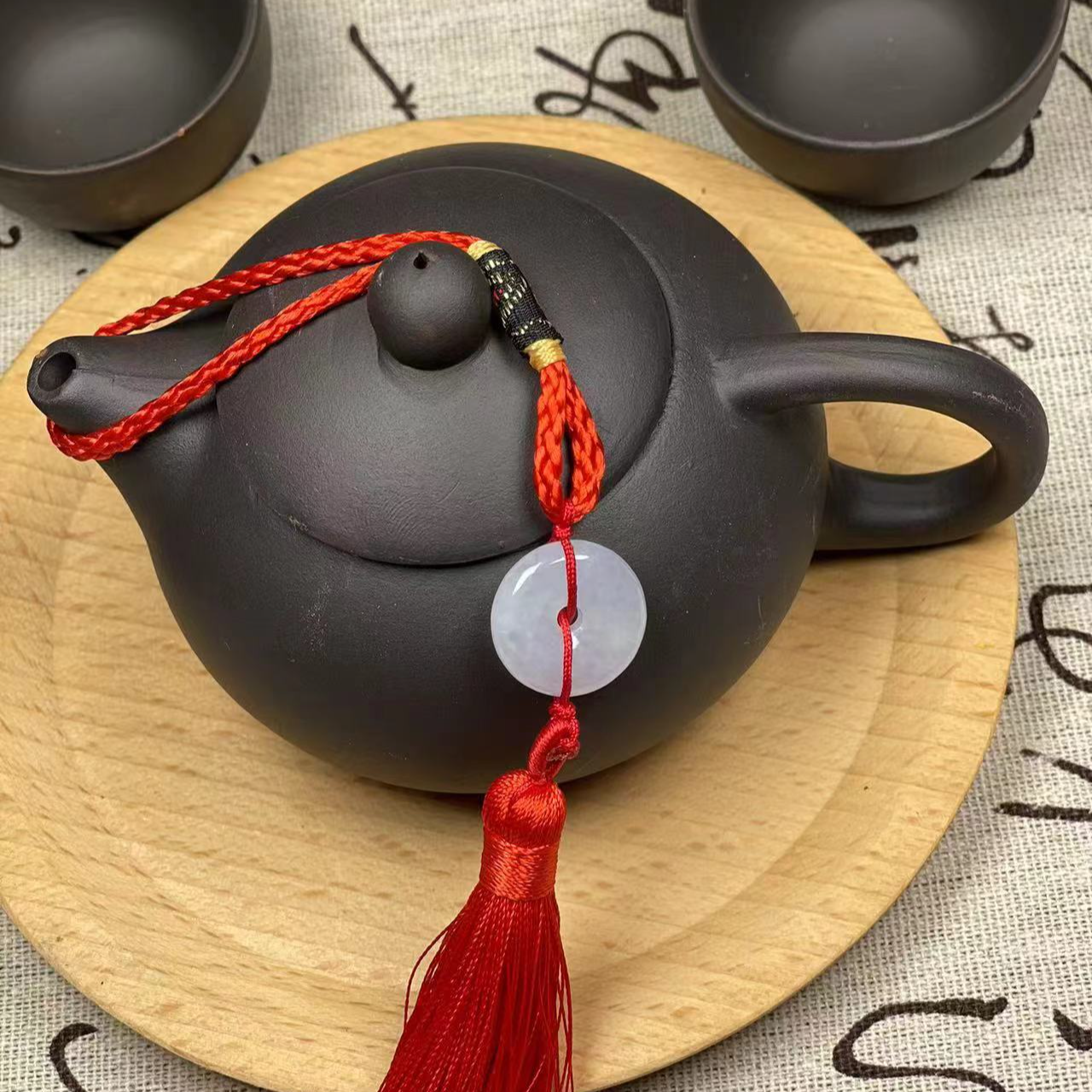 缅甸天然翡翠A货平安扣{多样性发货}