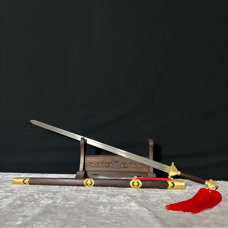 龙泉沈广隆-扬武太极剑 不锈钢 手工锻打未开刃