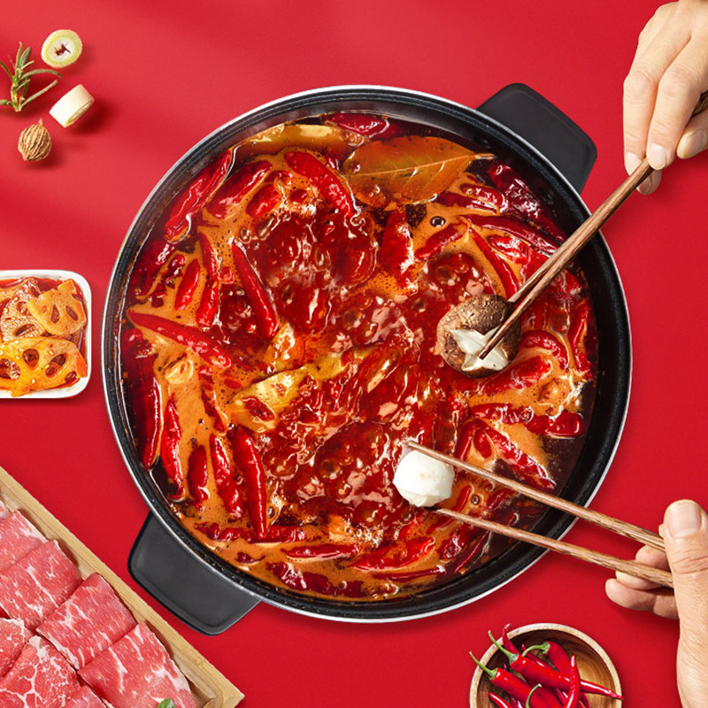 扬牛油麻辣火锅底料g手工重庆老川麻辣烫料干锅冒菜笋1g