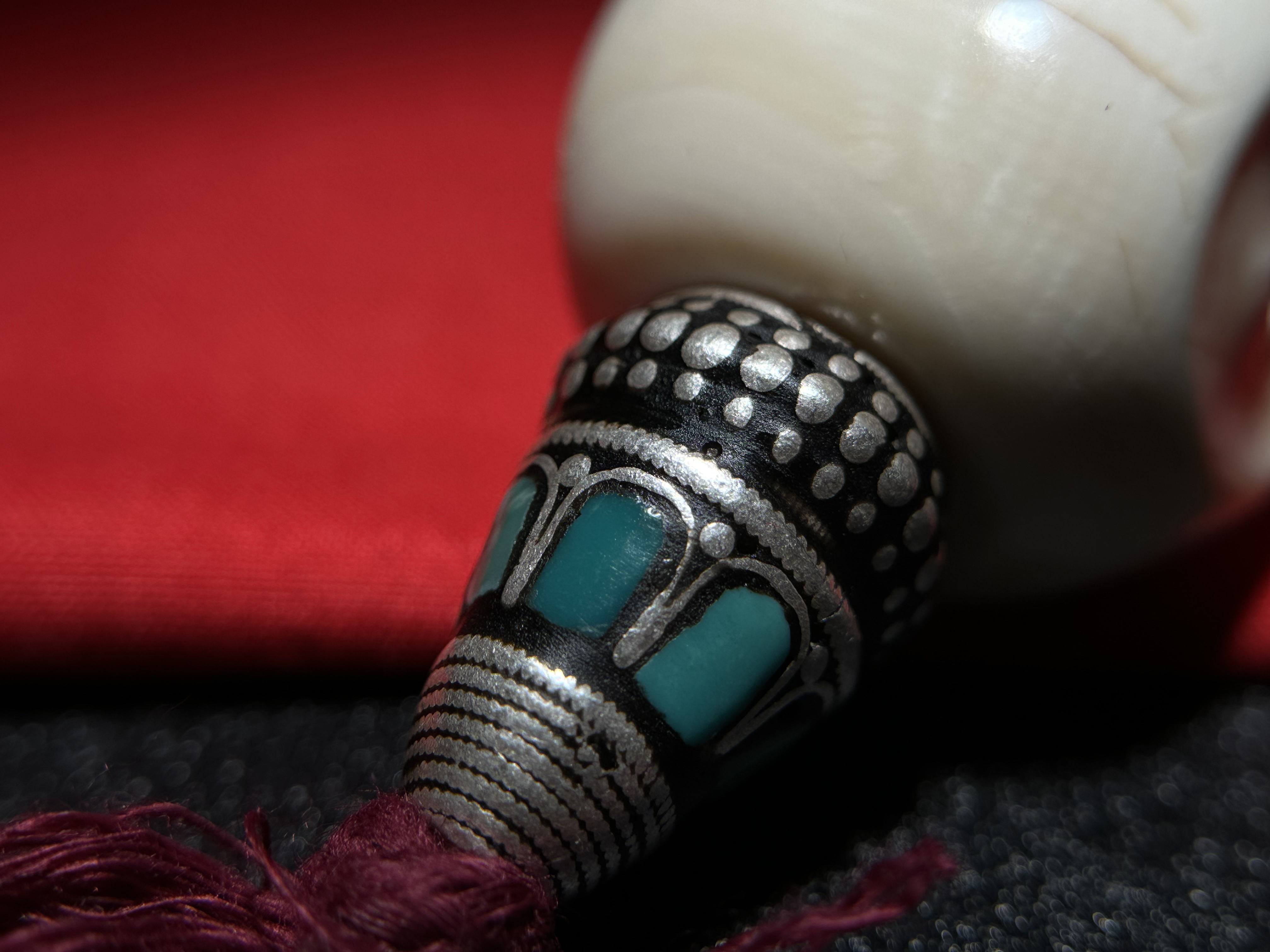 重器•少见的西藏老牛骨珠子