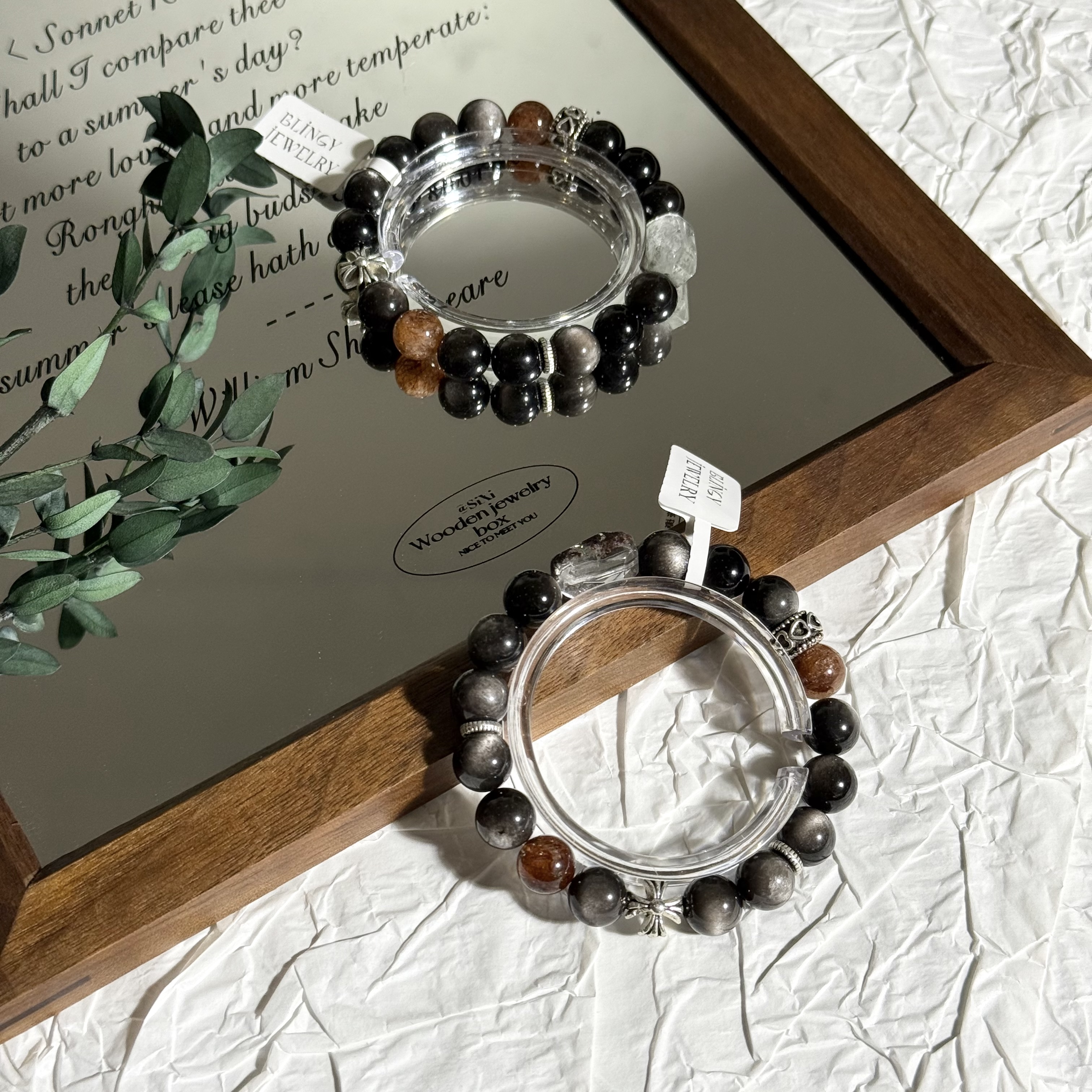 银曜石幽灵手串 多样性发货