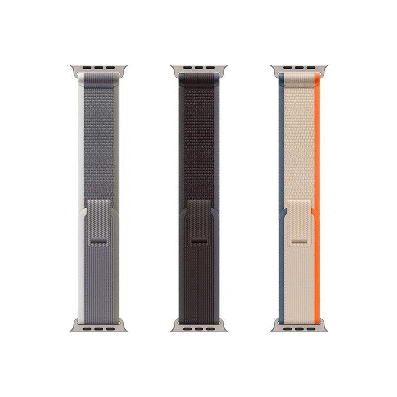新品适用苹果ultra2表带野径回环式applewatchS9/S8尼龙编织腕带C
