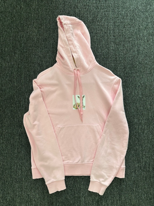 95新 BURBERRY/博柏利 Burberry 巴宝莉 粉色小鹿帽衫 m 95新