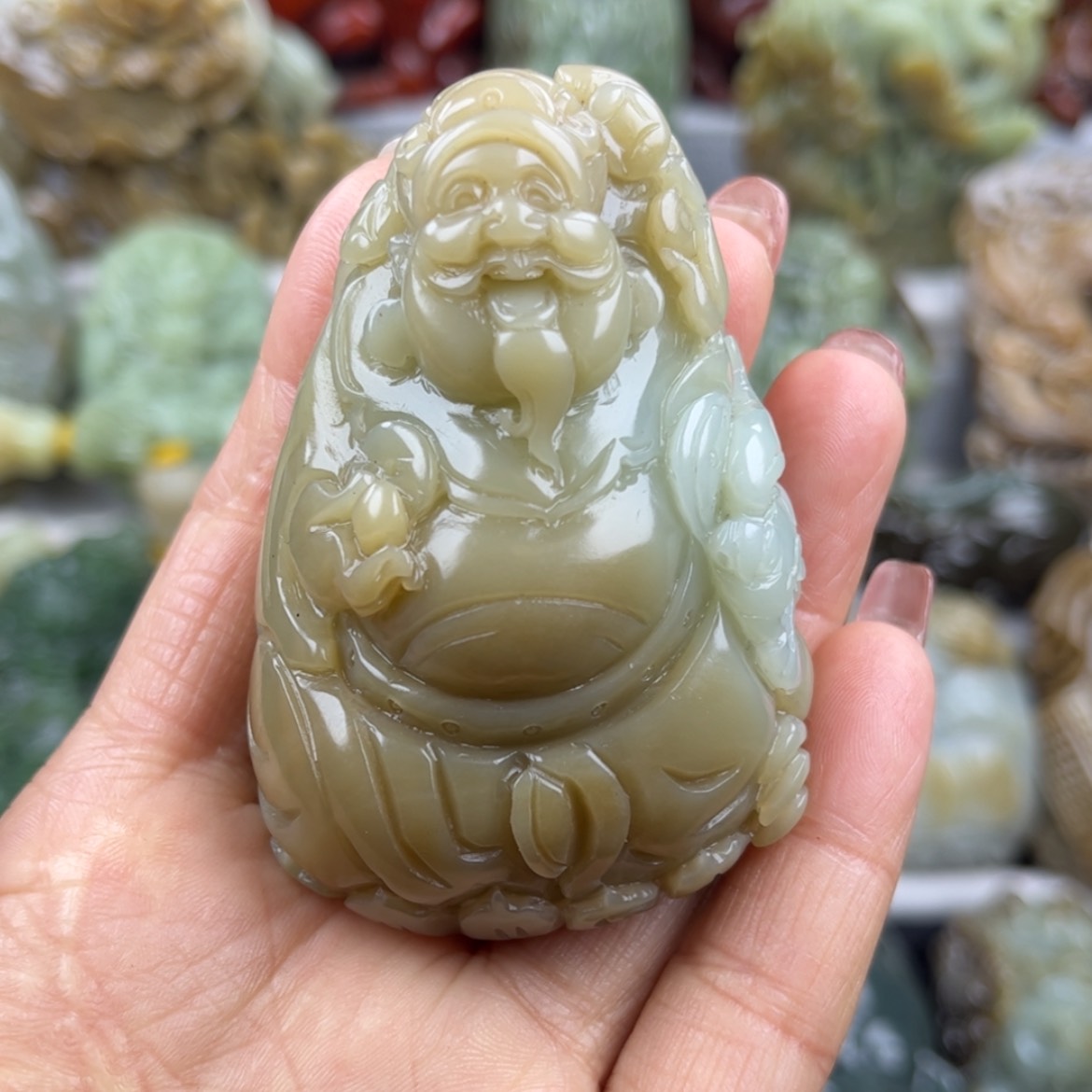 【闪购商品】和田玉把件未镶嵌孤***子