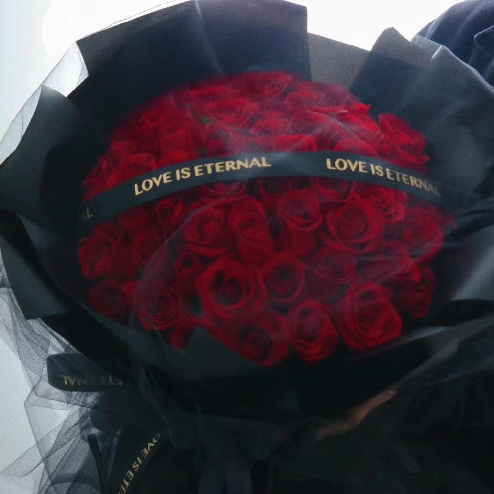 （热爱满满）33朵红玫瑰花束求婚订婚送爱人女友见面花束