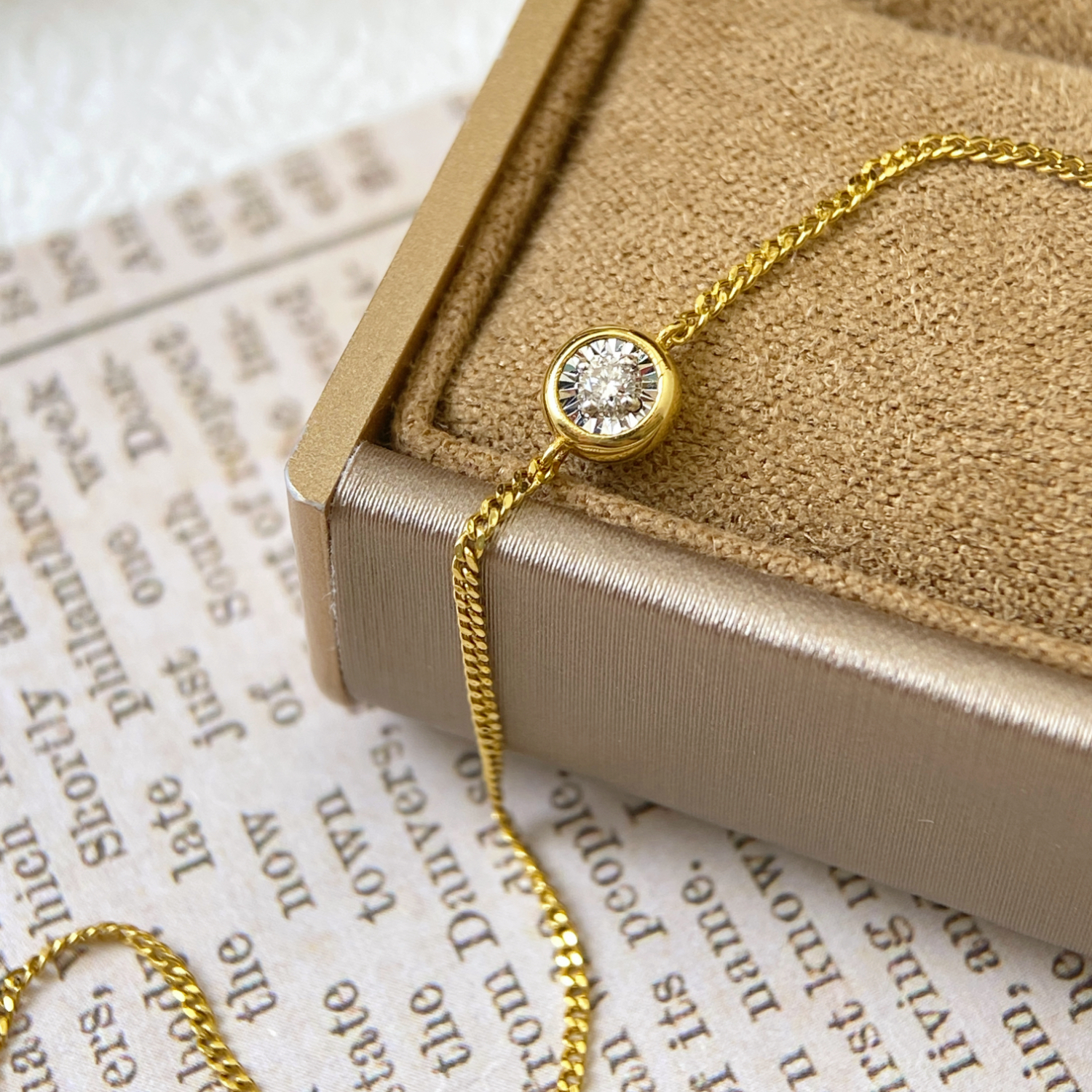 【千盟高定珠宝】18k金 5分泡泡手链